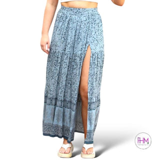 Gypsy Dreamer High Waisted Boho Maxi Skirt 🧿