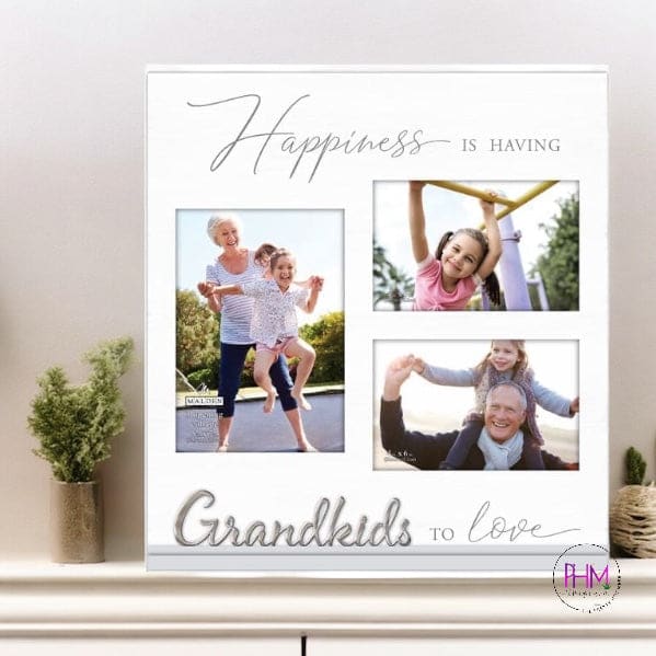 Happiness Is Grandkids Collage Frame