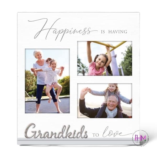 Happiness Is Grandkids Collage Frame