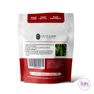 Hemp + Cherry Infused Sleep CBD Gumdrops | Luce Farm