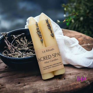 •Sacred Space Altar Candles Small