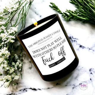 Does Not Play Well With Others Soy Candle