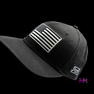 American Flag Black Hat by Grunt Style