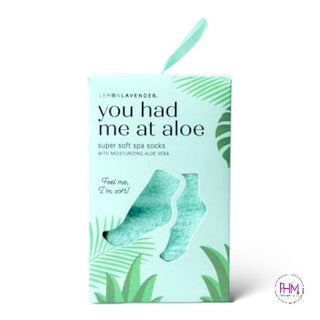 You Had Me At Aloe Socks | Lemon Lavender - Done