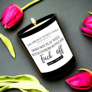 Does Not Play Well With Others Soy Candle