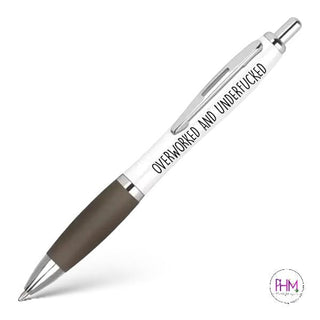 Fu@kin’ Snarky Pens - Overworked and Underfu@ked