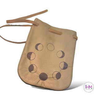 It’s Just A Phase 🌙 Leather Medicine Pouch