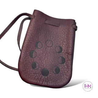 It’s Just A Phase 🌙 Leather Medicine Pouch