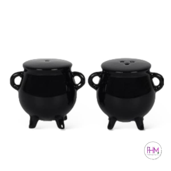 Kitchen Witch Cauldron Salt & Pepper Shaker 🧙‍♀️✨