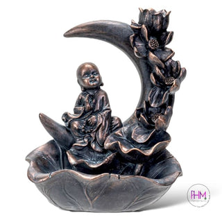 Lotus Moon Backflow Incense Burner 🌙