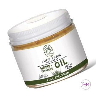 Luce Farm Hemp Infused Coconut Oil