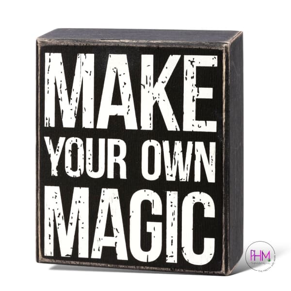 Make Your Own Magic Box Sign ✌🏼