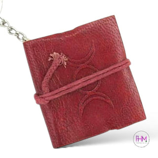 Mini Leather Journal Key Chain 🔮 - keychain