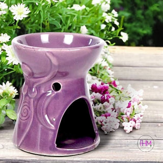 Moon Goddess Ceramic Oil Diffuser & Herb Burner 🔮 - oil