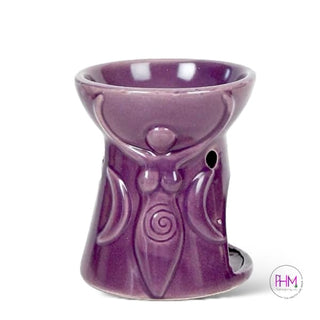 Moon Goddess Ceramic Oil Diffuser & Herb Burner 🔮 - oil