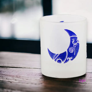 Mystical Frosted Glass Votive 🌙
