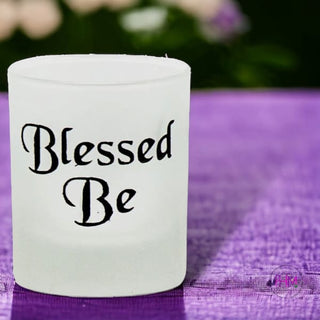 Mystical Frosted Glass Votive 🌙