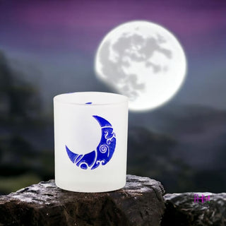 Mystical Frosted Glass Votive 🌙