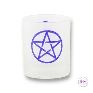 Mystical Frosted Glass Votive 🌙