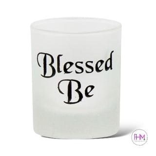 Mystical Frosted Glass Votive 🌙