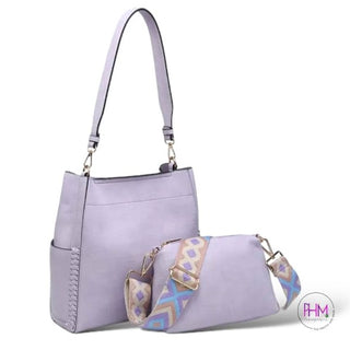 Penny Bucket Bag by Jen and Co. - Lilac - Handbags