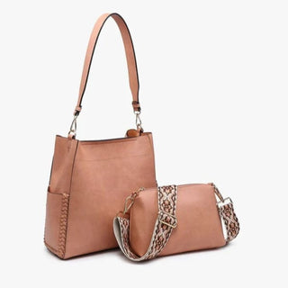 Penny Bucket Bag by Jen and Co. - Melon - Handbags