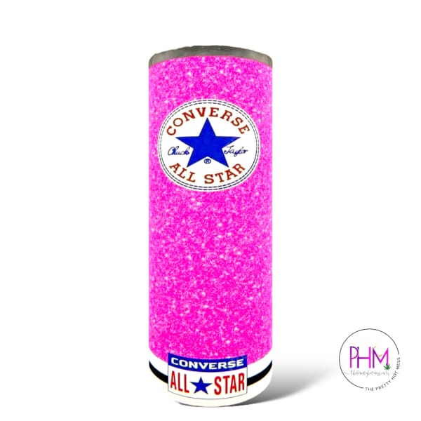 Pink Sparkles Skinny Tumbler - Drink Ware