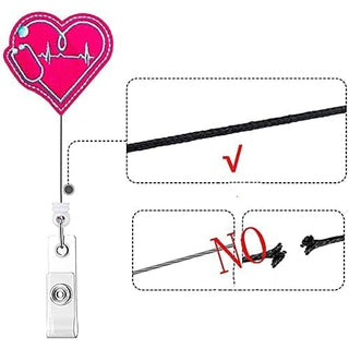 Retractable Badge Holder Clip - badge clip