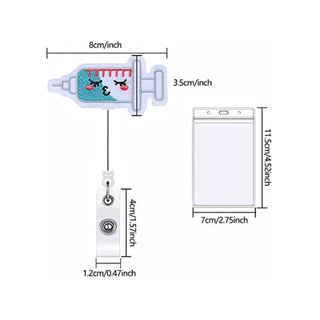 Retractable Badge Holder Clip - badge clip