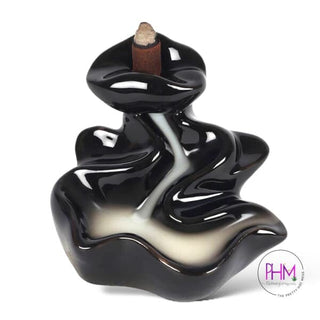 River Porcelain Back Flow Incense Burner