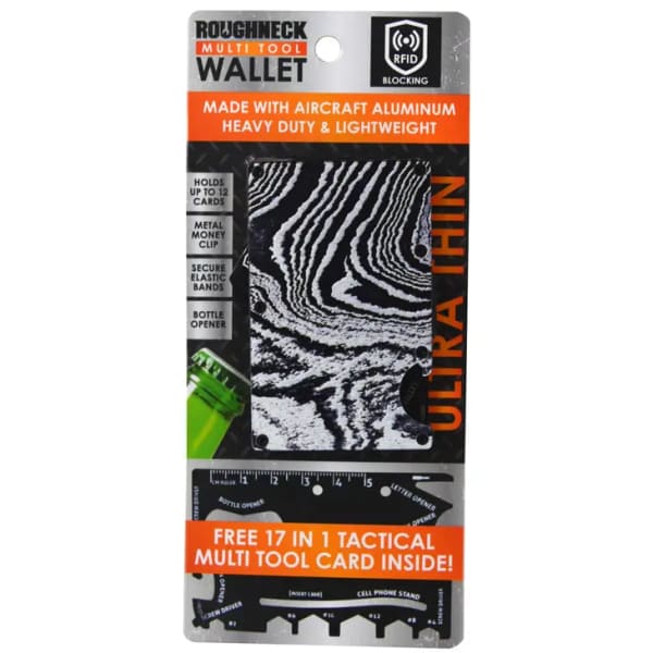 Roughneck Metal Wallet Multi Tool
