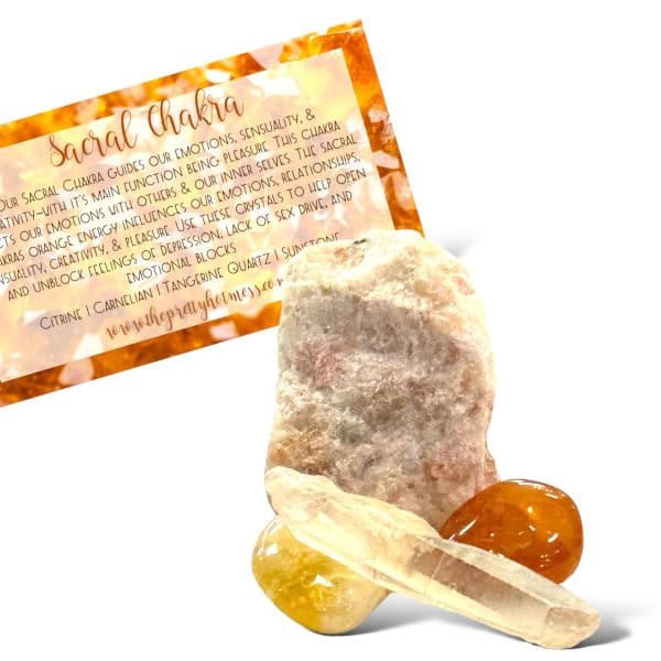 Sacral Chakra Healing Box - Crystals