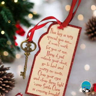 Santa’s Magic Key Christmas Ornament 🎅🏼 - Holiday