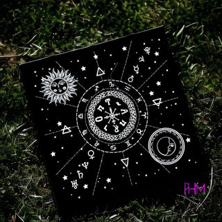 Show Me the Way Black Velvet Alter Cloth