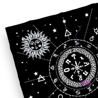 Show Me the Way Black Velvet Alter Cloth