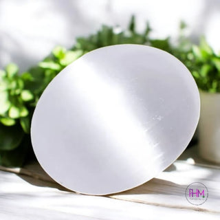 Soothing Selenite Palm Stone 🤍 - Crystals