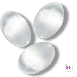Soothing Selenite Palm Stone 🤍 - Crystals