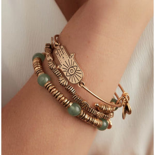 Spiritual Armor Hamsa Inline Charm Bangle | Alex + Ani ♥️