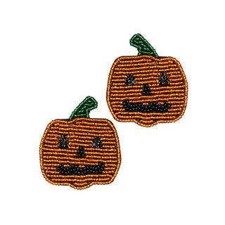 Spooktacular Halloween Earrings 👻 - Pumpkin