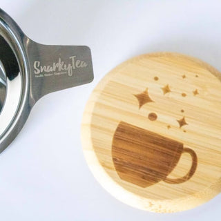 Steel & Bamboo Single Cup Steeper 🍵 - tea steeper