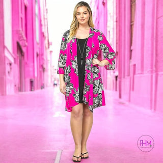 Feeling Fabulous Three Piece Plus Sized Floral Dress 🌻
