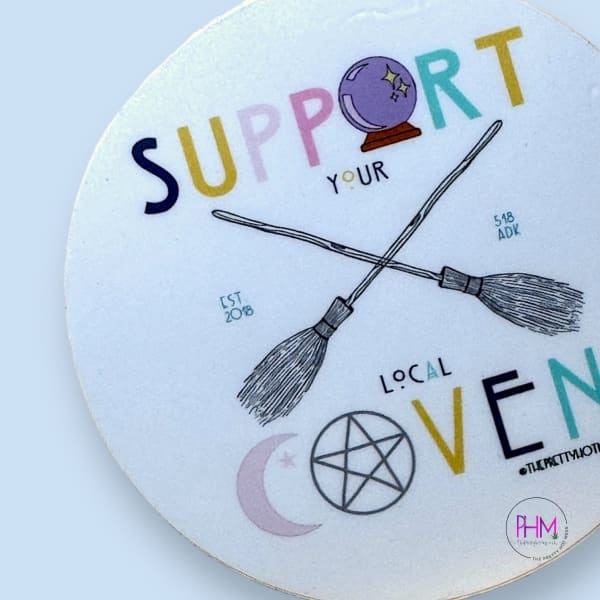 Support Your Local Coven Sticker 🔮