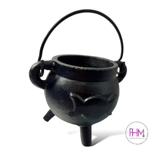 Witches Brew Triple Moon Cast Iron Cauldron 🌙