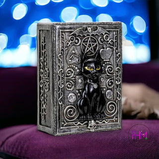 Witches Familiar Black Cat Enchanted Tarot Box 🐈⬛