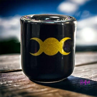 Witchy Wisdom Protection Ritual Candle Holder 🪬