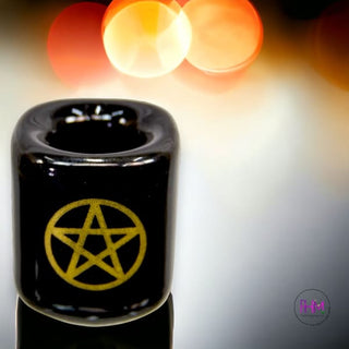 Witchy Wisdom Protection Ritual Candle Holder 🪬