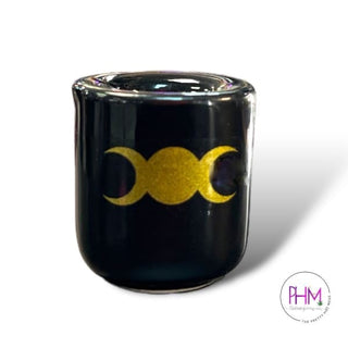 Witchy Wisdom Protection Ritual Candle Holder 🪬 - Triple