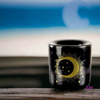 Witchy Wisdom Protection Ritual Candle Holder 🪬