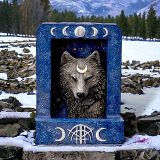 Wolf’s Den Moon Phase Backflow Burner 🐺