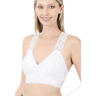 Adi Bralette | With Padding - White / Small